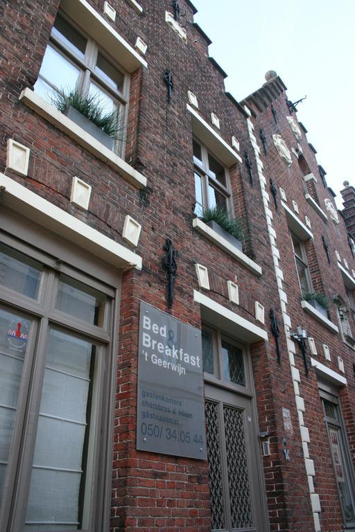 B&B Geerwijn Bruges Exterior foto